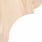 Ekena Millwork Yorktown Smooth Corbel, Douglas Fir, 3 1/2"W x 10"D x 10"H COR04X10X10YOR00SDF - alternate 2